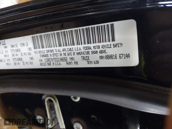 2012 Ram 1500 Sport with VIN 1C6RD7HT5CS108262, listed as a IAAI auction lot 41659050 with 217,704 mi miles and . Bid and sale history available at DreamBid. Image 9.