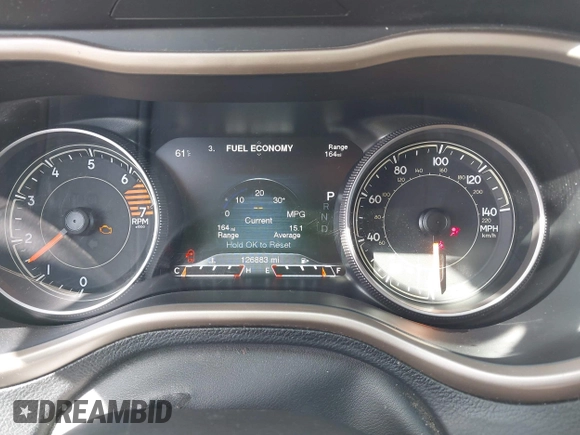 2016 Jeep Cherokee Limited with VIN 1C4PJLDB3GW221804, listed as a IAAI auction lot 41975767 with 126,883 mi miles. Bid and sale history available at carsss.com. Image 7.