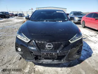 2023 Nissan Maxima SR with VIN 1N4AA6EV1PC505472, listed as a Copart auction lot 46052345 with 19,117 mi miles and Salvage Title. Bid and sale history available at carsss.com. Image 5.