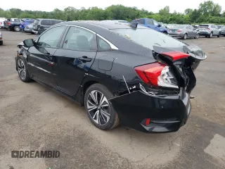 2017 Honda Civic EX-L with VIN 19XFC1F73HE201731, listed as a Copart auction lot 60104785 with 63,932 mi miles and Salvage title. Bid and sale history available at DreamBid. Image 2.