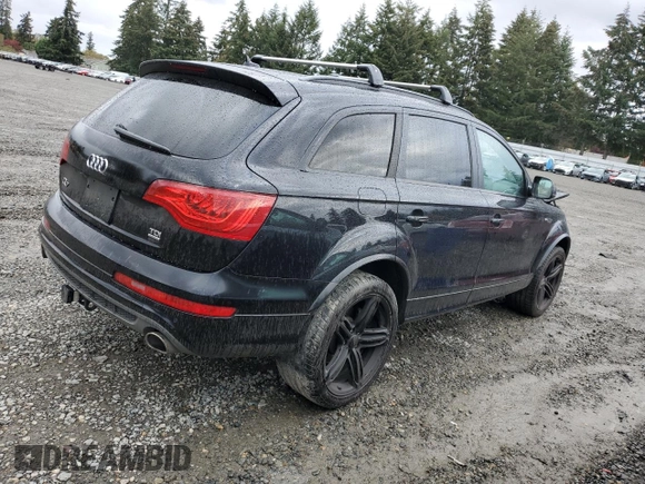 2013 Audi Q7 Prestige with VIN WA1WMAFE3DD015379, listed as a Copart auction lot 77213144 with 111,033 mi miles and Salvage title. Bid and sale history available at DreamBid. Image 3.