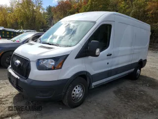 2023 Ford Transit Cargo with VIN 1FTBR2CG6PKA87002, listed as a Copart auction lot 75418304 with 24,240 mi miles and Salvage Title. Bid and sale history available at DreamBid. Image 1.