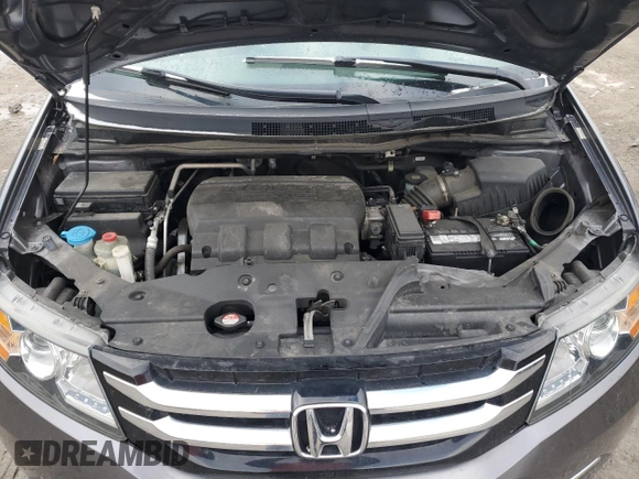2014 Honda Odyssey EX with VIN 5FNRL5H40EB054748, listed as a Copart auction lot 46794555 with 135,095 mi miles and Salvage Title. Bid and sale history available at carsss.com. Image 11.