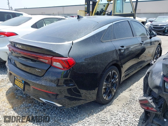 2022 Kia K5 GT-Line z VIN 5XXG64J2XNG095158, wystawiony jako IAAI lot #42163963 z przebiegiem 59 756 mil mil oraz . Historia ofert i sprzedaży dostępna na DreamBid. Obrazek 4.