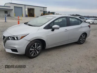 2021 Nissan Versa SV with VIN 3N1CN8EVXML868598, listed as a Copart auction lot 80665304 with 85,875 mi miles and Salvage title. Bid and sale history available at DreamBid. Image 1.