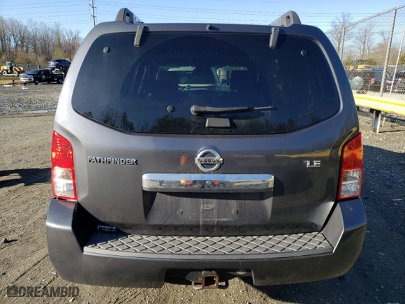 2011 Nissan Pathfinder LE with VIN 5N1AR1NB7BC628807, listed as a Copart auction lot 49986345 with 246,410 mi miles and Salvage Title. Bid and sale history available at carsss.com. Image 6.