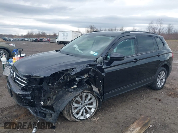 2019 Volkswagen Tiguan S with VIN 3VV0B7AX0KM046024, listed as a IAAI auction lot 41924867 with 126,729 mi miles and . Bid and sale history available at DreamBid. Image 18.