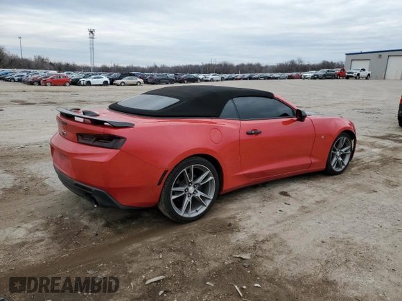 2017 Chevrolet Camaro 1LT with VIN 1G1FB3DSXH0169464, listed as a Copart auction lot 88295695 with 77,002 mi miles and Salvage Title. Bid and sale history available at carsss.com. Image 3.