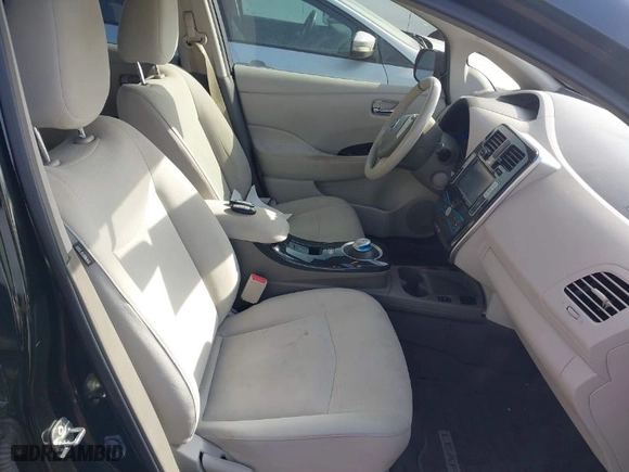 2012 Nissan LEAF SL with VIN JN1AZ0CP6CT023050, listed as a IAAI auction lot 41652812 with 55,011 mi miles. Bid and sale history available at carsss.com. Image 5.