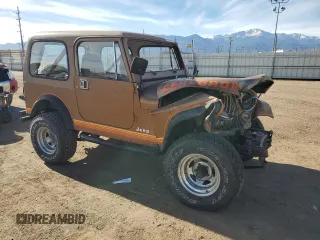 1985 Jeep CJ z VIN 1JCCF87EXFT023013, wystawiony jako Copart lot #85342064 z przebiegiem 152 151 mil mil oraz Czysty tytuł • Clean title. Historia ofert i sprzedaży dostępna na DreamBid. Obrazek 4.