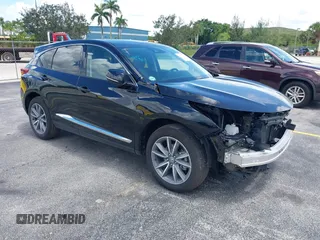 2023 Acura RDX Technology with VIN 5J8TC2H53PL000181, listed as a IAAI auction lot 42717272 with 10,630 mi miles and . Bid and sale history available at DreamBid. Image 1.