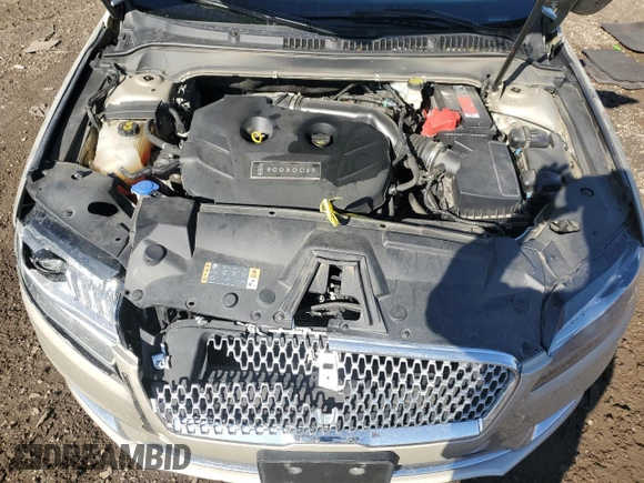 2017 Lincoln MKZ Premiere with VIN 3LN6L5A97HR608925, listed as a Copart auction lot 48539585 with 61,477 mi miles and Salvage Title. Bid and sale history available at DreamBid. Image 12.