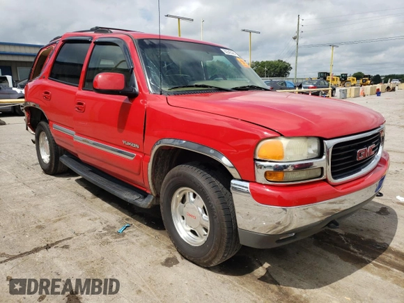 2000 GMC Yukon SLT with VIN 1GKEK13T6YJ107091, listed as a Copart auction lot 60345384 with 153,598 mi miles and Salvage Title. Bid and sale history available at carsss.com. Image 4.