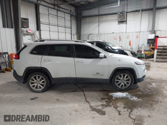 2014 Jeep Cherokee Limited with VIN 1C4PJLDS3EW283569, listed as a IAAI auction lot 41589298 with 128,307 mi miles. Bid and sale history available at carsss.com. Image 13.