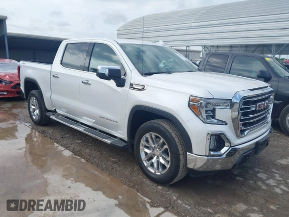 2019 GMC Sierra 1500 SLT z VIN 1GTU9DED1KZ193901, wystawiony jako IAAI lot #42096613 z przebiegiem 97 989 mil mil oraz . Historia ofert i sprzedaży dostępna na DreamBid. Obrazek 1.