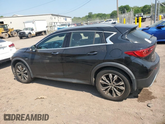 2018 Infiniti QX30 Premium with VIN SJKCH5CR1JA059399, listed as a Copart auction lot 59188895 with 122,008 mi miles and Salvage title. Bid and sale history available at DreamBid. Image 2.