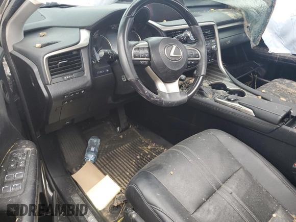 2018 Lexus RX 450h z VIN 2T2BGMCA6JC022555, wystawiony jako Copart lot #59520715 z przebiegiem Nie podano mil oraz Szkoda całkowita • Salvage title. Historia ofert i sprzedaży dostępna na DreamBid. Obrazek 8.