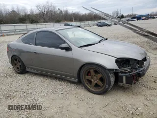 2006 Acura RSX Type-S Leather with VIN JH4DC53036S020336, listed as a Copart auction lot 47198475 with 107,500 mi miles and Salvage Title. Bid and sale history available at carsss.com. Image 4.
