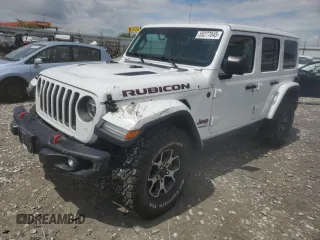 2019 Jeep Wrangler Unlimited Rubicon with VIN 1C4HJXFN5KW514387, listed as a Copart auction lot 55277045 with 62,068 mi miles and Salvage title. Bid and sale history available at DreamBid. Image 1.