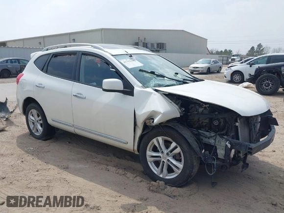 2013 Nissan Rogue S with VIN JN8AS5MV7DW104560, listed as a IAAI auction lot 41792395 with 104,201 mi miles and . Bid and sale history available at DreamBid. Image 1.