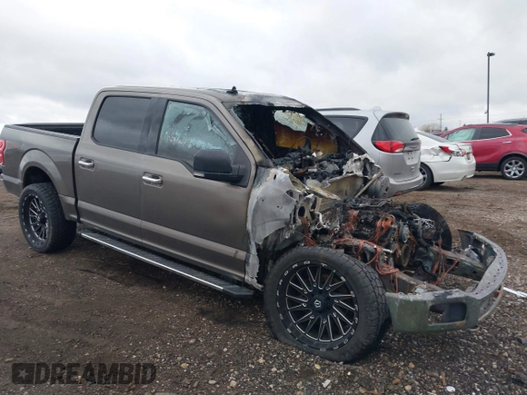2019 Ford F-150 XL with VIN 1FTEW1E57KFB27309, listed as a IAAI auction lot 41847423 with Not provided miles and . Bid and sale history available at DreamBid. Image 1.