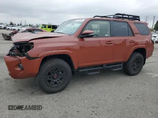 2024 Toyota 4Runner TRD Pro with VIN JTELU5JR0R6259444, listed as a Copart auction lot 55953845 with 9,783 mi miles and Salvage title. Bid and sale history available at DreamBid. Image 1.