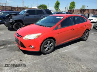 2012 Ford Focus SE with VIN 1FAHP3F24CL194727, listed as a Copart auction lot 52786855 with 154,017 mi miles and Salvage Title. Bid and sale history available at carsss.com. Image 1.