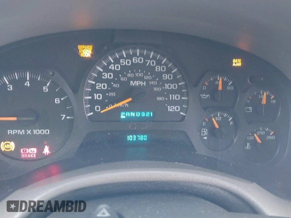 2004 Chevrolet TrailBlazer LS with VIN 1GNDT13S342381887, listed as a IAAI auction lot 42045636 with 103,780 mi miles and . Bid and sale history available at DreamBid. Image 7.
