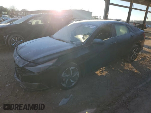 2023 Hyundai Elantra SEL with VIN 5NPLS4AG3PH102626, listed as a Copart auction lot 88838945 with 52,083 mi miles and Salvage Title. Bid and sale history available at DreamBid. Image 1.