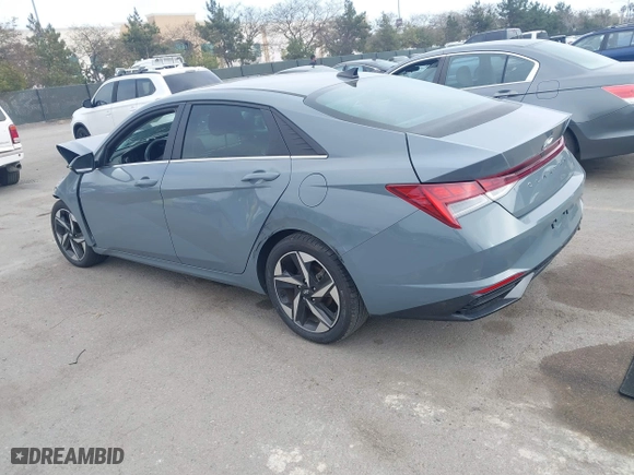 2021 Hyundai Elantra SEL with VIN KMHLN4AG6MU089584, listed as a IAAI auction lot 41871697 with 37,097 mi miles. Bid and sale history available at carsss.com. Image 3.
