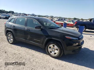 2017 Jeep Cherokee Sport with VIN 1C4PJMAS7HD222221, listed as a Copart auction lot 74942774 with 103,537 mi miles and Salvage Title. Bid and sale history available at carsss.com. Image 4.