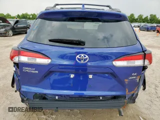 2024 Toyota Corolla Cross LE with VIN 7MUBAABG4RV092431, listed as a Copart auction lot 63900135 with 4,641 mi miles and Salvage title. Bid and sale history available at DreamBid. Image 6.