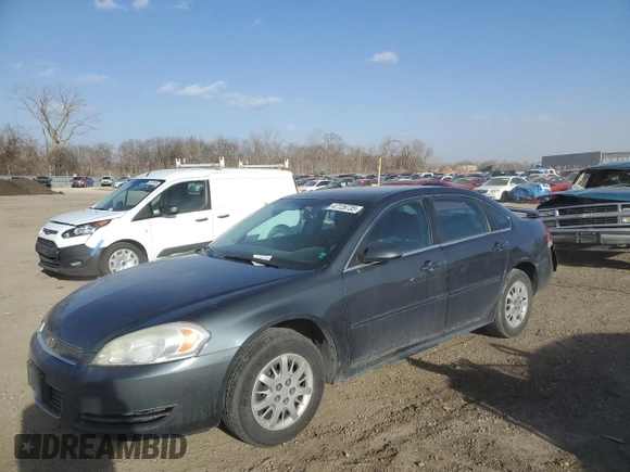 2010 Chevrolet Impala Police Police z VIN 2G1WD5EM1A1183009, wystawiony jako Copart lot #47126735 z przebiegiem 111 620 mil mil oraz Szkoda całkowita • Salvage title. Historia ofert i sprzedaży dostępna na DreamBid. Obrazek 1.