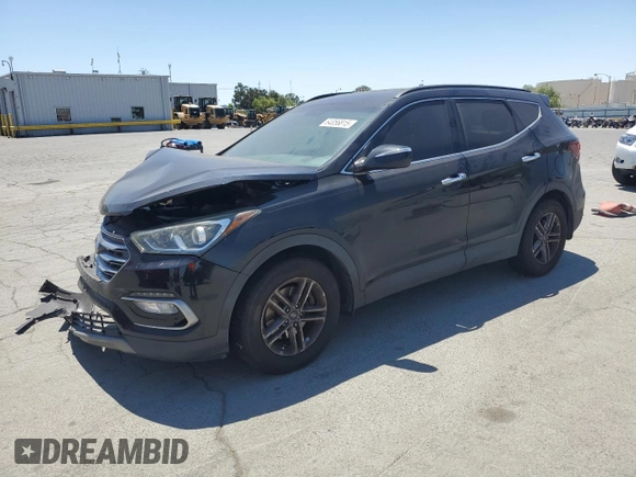 2017 Hyundai Santa Fe 2.4L with VIN 5NMZU3LBXHH019659, listed as a Copart auction lot 64056815 with 121,210 mi miles and Salvage title. Bid and sale history available at DreamBid. Image 1.