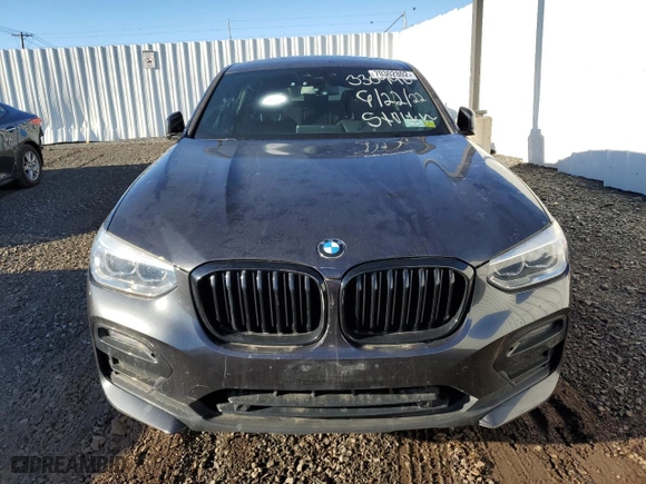 2020 BMW X4 xDrive30i with VIN 5UX2V1C02LLE67937, listed as a Copart auction lot 70302802 with 30,553 mi miles. Bid and sale history available at carsss.com. Image 5.