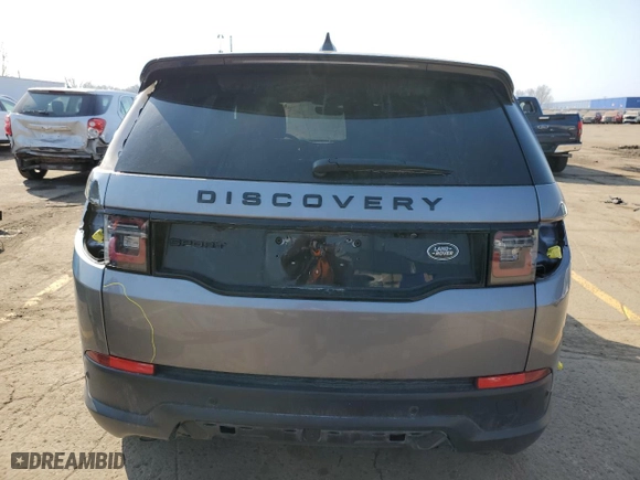 2021 Land Rover Discovery Sport SE with VIN SALCP2FX1MH884166, listed as a Copart auction lot 44009894 with 37,523 mi miles and Salvage Title. Bid and sale history available at carsss.com. Image 6.