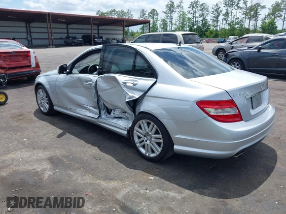 2009 Mercedes-Benz C 300 Sport with VIN WDDGF54X19R084393, listed as a IAAI auction lot 42145244 with 130,740 mi miles and . Bid and sale history available at DreamBid. Image 3.