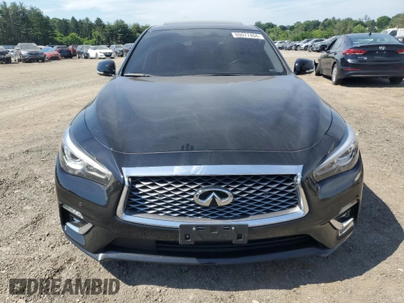 2021 Infiniti Q50 Luxe z VIN JN1EV7BP6MM706949, wystawiony jako Copart lot #60077404 z przebiegiem 63 817 mil mil oraz Szkoda całkowita • Salvage title. Historia ofert i sprzedaży dostępna na DreamBid. Obrazek 5.