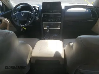 2021 Nissan Armada Platinum with VIN JN8AY2DA0M9373265, listed as a Copart auction lot 68689664 with 57,044 mi miles and Salvage Title. Bid and sale history available at carsss.com. Image 8.