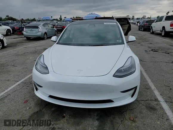 2023 Tesla Model 3 with VIN 5YJ3E1EA8PF683731, listed as a Copart auction lot 48896555 with 19,177 mi miles and Salvage title. Bid and sale history available at DreamBid. Image 10.