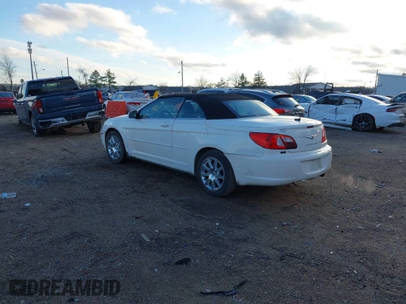 2008 Chrysler Sebring Touring with VIN 1C3LC55R48N294675, listed as a IAAI auction lot 41136142 with 169,654 mi miles and . Bid and sale history available at DreamBid. Image 3.