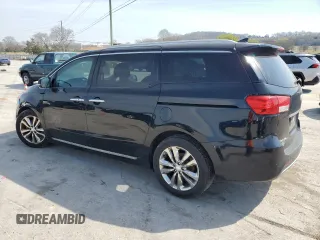 2017 Kia Sedona SX-L with VIN KNDME5C17H6334376, listed as a Copart auction lot 50873095 with 152,544 mi miles and Salvage Title. Bid and sale history available at carsss.com. Image 2.