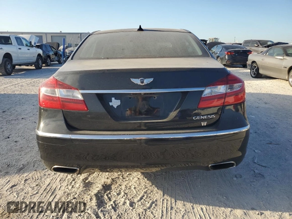 2013 Hyundai Genesis 3.8L with VIN KMHGC4DD2DU235018, listed as a Copart auction lot 68791954 with 171,739 mi miles and Salvage Title. Bid and sale history available at carsss.com. Image 6.