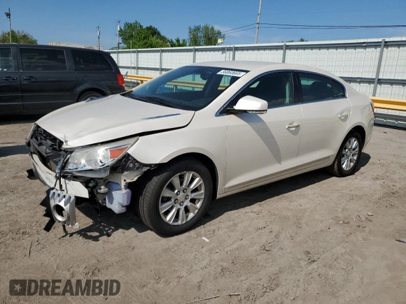 2012 Buick LaCrosse Premium 1 with VIN 1G4GD5GR0CF307475, listed as a Copart auction lot 56860665 with 111,947 mi miles and Salvage title. Bid and sale history available at DreamBid. Image 1.