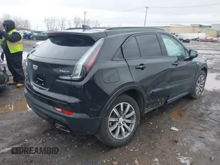 2023 Cadillac XT4 AWD Sport with VIN 1GYFZFR43PF104069, listed as a IAAI auction lot 41736071 with 22,872 mi miles. Bid and sale history available at carsss.com. Image 4.
