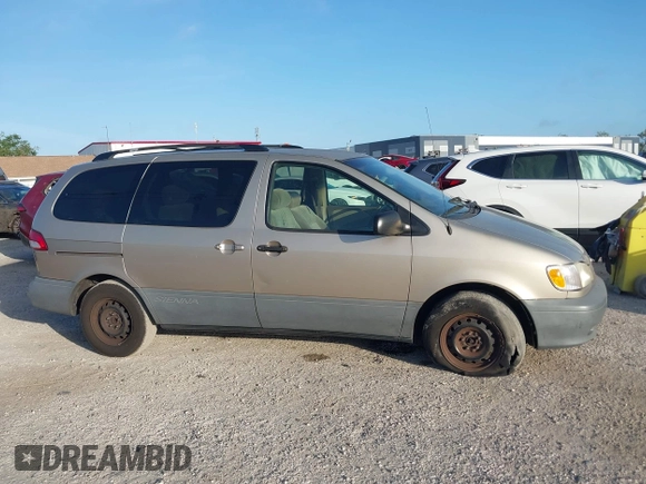 2003 Toyota Sienna CE with VIN 4T3ZF19C23U534111, listed as a IAAI auction lot 41951281 with 281,361 mi miles. Bid and sale history available at carsss.com. Image 13.