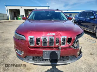 2020 Jeep Cherokee Limited with VIN 1C4PJMDX5LD621211, listed as a Copart auction lot 61768445 with 55,510 mi miles and Salvage title. Bid and sale history available at DreamBid. Image 5.