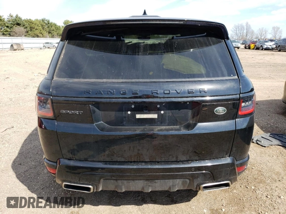 2018 Land Rover Range Rover Sport HSE Dynamic with VIN SALWV2SVXJA413869, listed as a Copart auction lot 46270283 with 80,027 mi miles and Salvage Title. Bid and sale history available at carsss.com. Image 6.