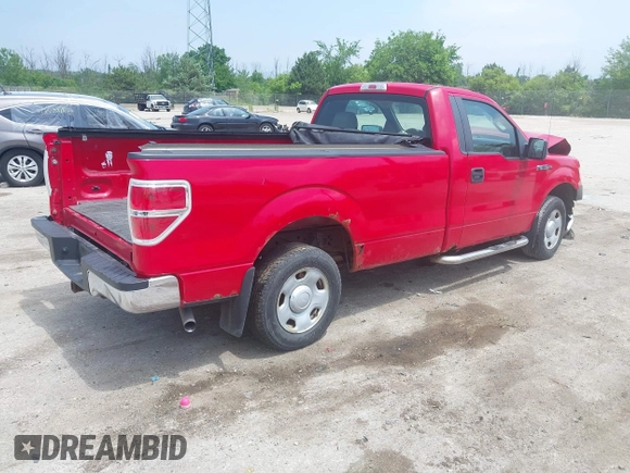 2009 Ford F-150 XL with VIN 1FTRF12WX9KB25425, listed as a IAAI auction lot 42597123 with 109,060 mi miles and . Bid and sale history available at DreamBid. Image 4.