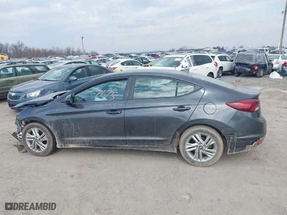2020 Hyundai Elantra SEL with VIN 5NPD84LF9LH583368, listed as a IAAI auction lot 41847675 with 110,677 mi miles. Bid and sale history available at carsss.com. Image 14.